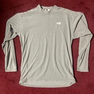 Grey XL The North Face Thermal Long Sleeve Shirt Size:
